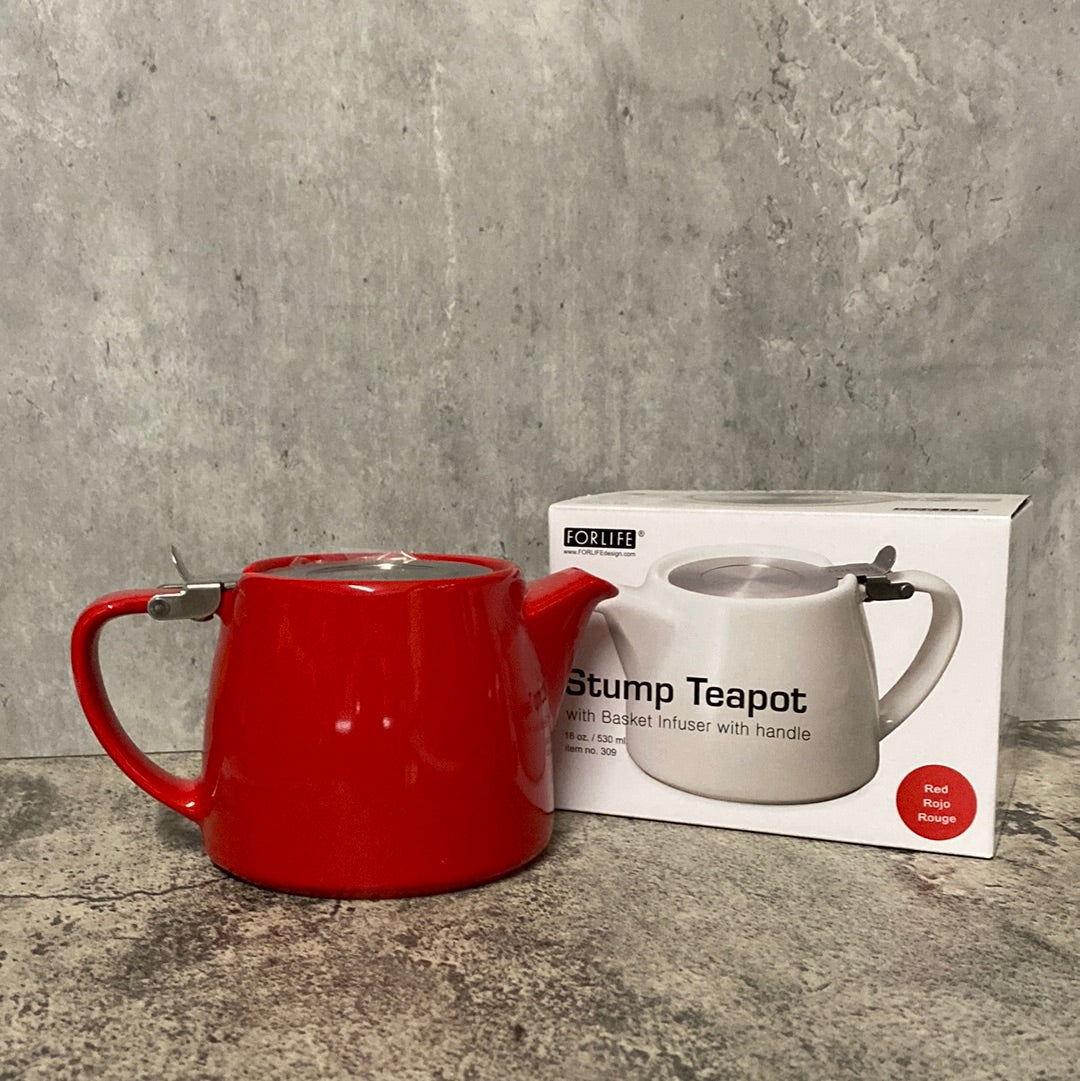 Suki Style -  Stump Teapot - Red