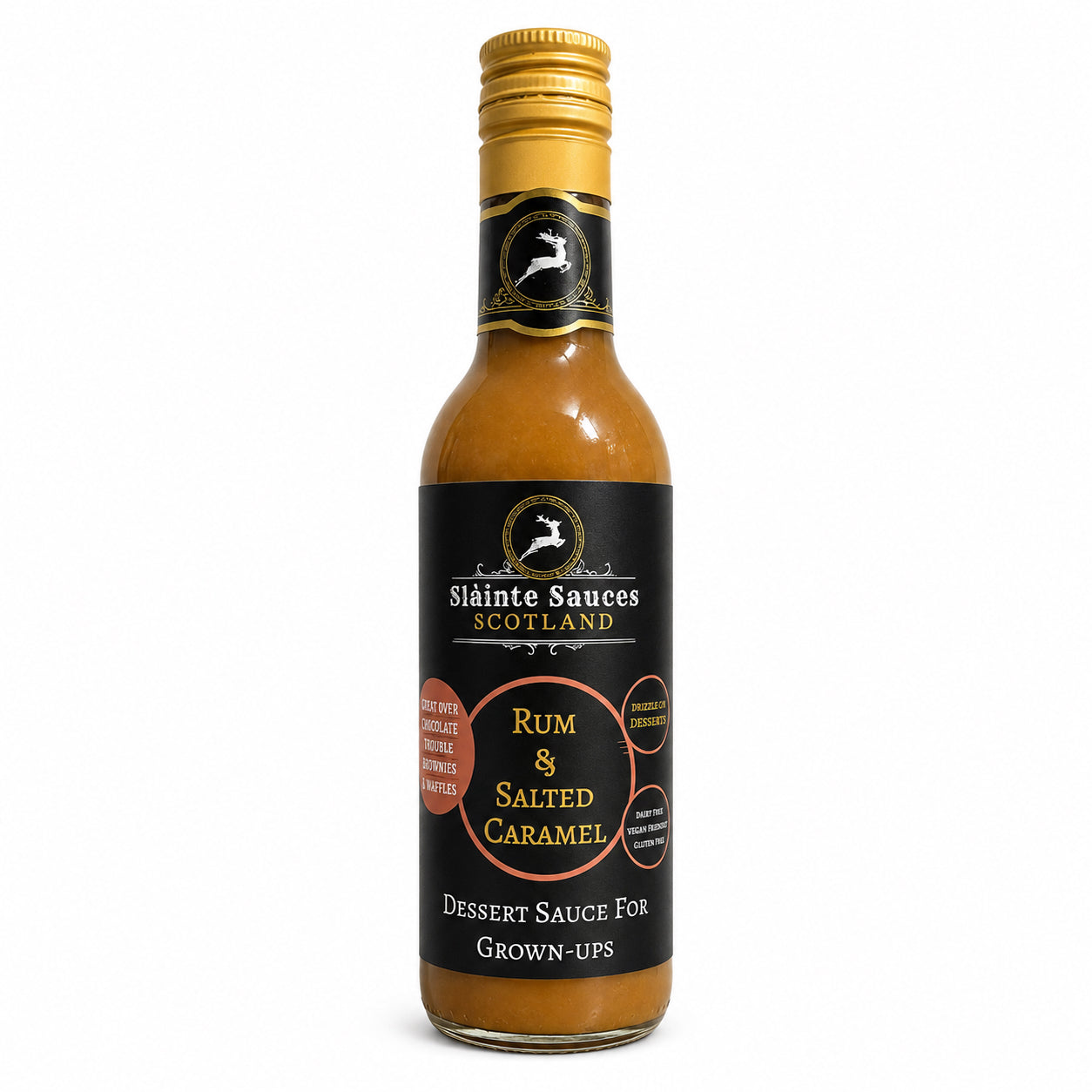 Rum and Salted Caramel Dessert Sauce  - Sláinte Sauces