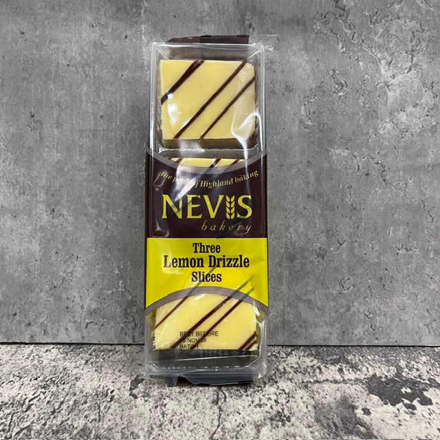 Nevis  Lemon Drizzle Slices