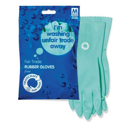 Traidcraft - Fair Trade Rubber Gloves - Medium