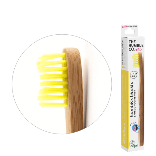 The Humble Co. Bamboo Kids Toothbrush - Ultra-soft bristles
