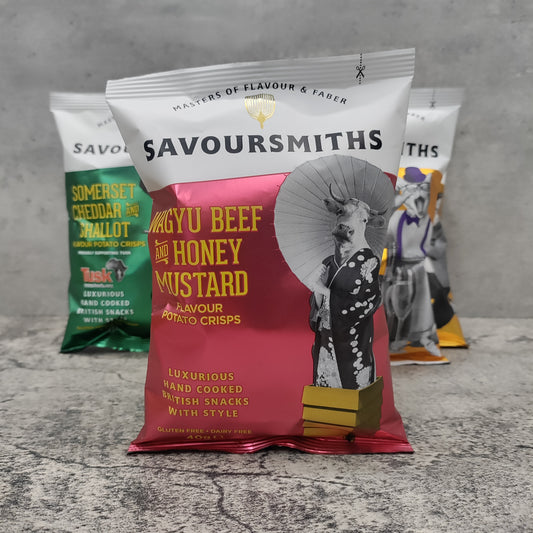 Savoursmiths - Wagyu Beef and Honey Mustard Crisps