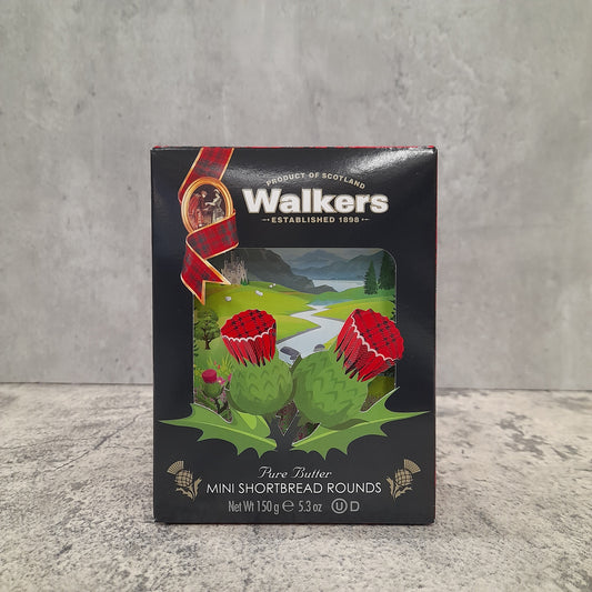 Walkers - Mini Shortbread Round in Thistle Box