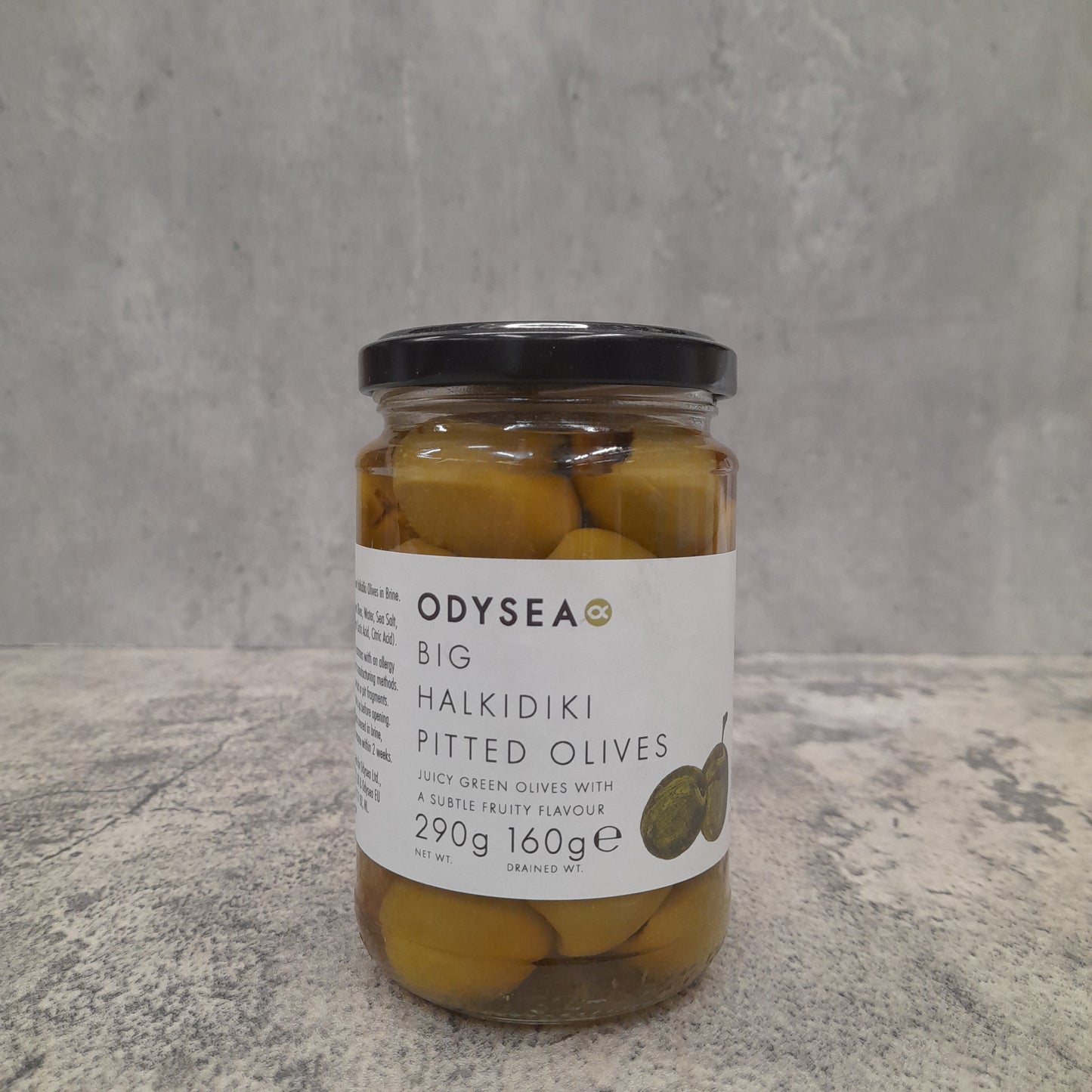 Odysea - Big Halkidiki Green Pitted Olives In Brine